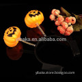 plastic halloween pumpkin lamp light flashing led head band earphone style headwear FC90033